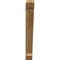 Ekena Millwork Traditional Slat Rough Sawn Bracket, Western Red Cedar, 4"W x 30"D x 34"H BKT04X30X34TRA06RWR - alternate 2
